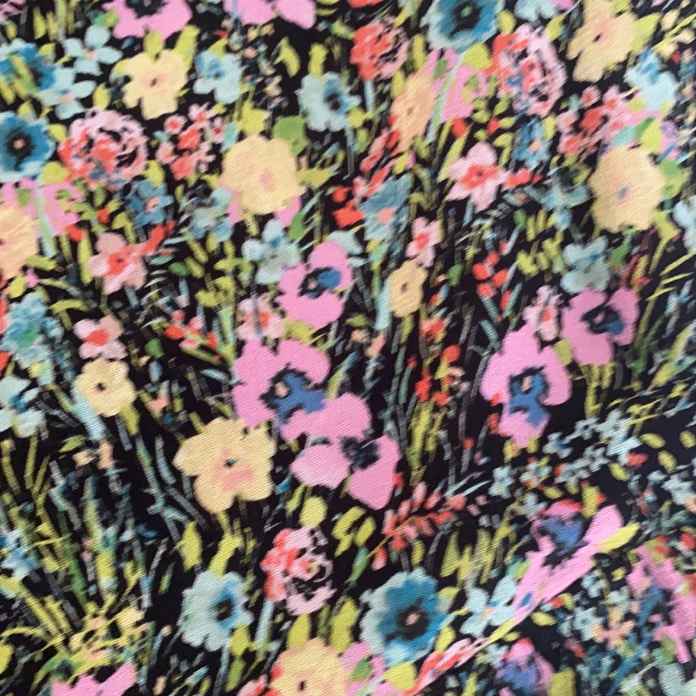 Zara floral long sleeved dress